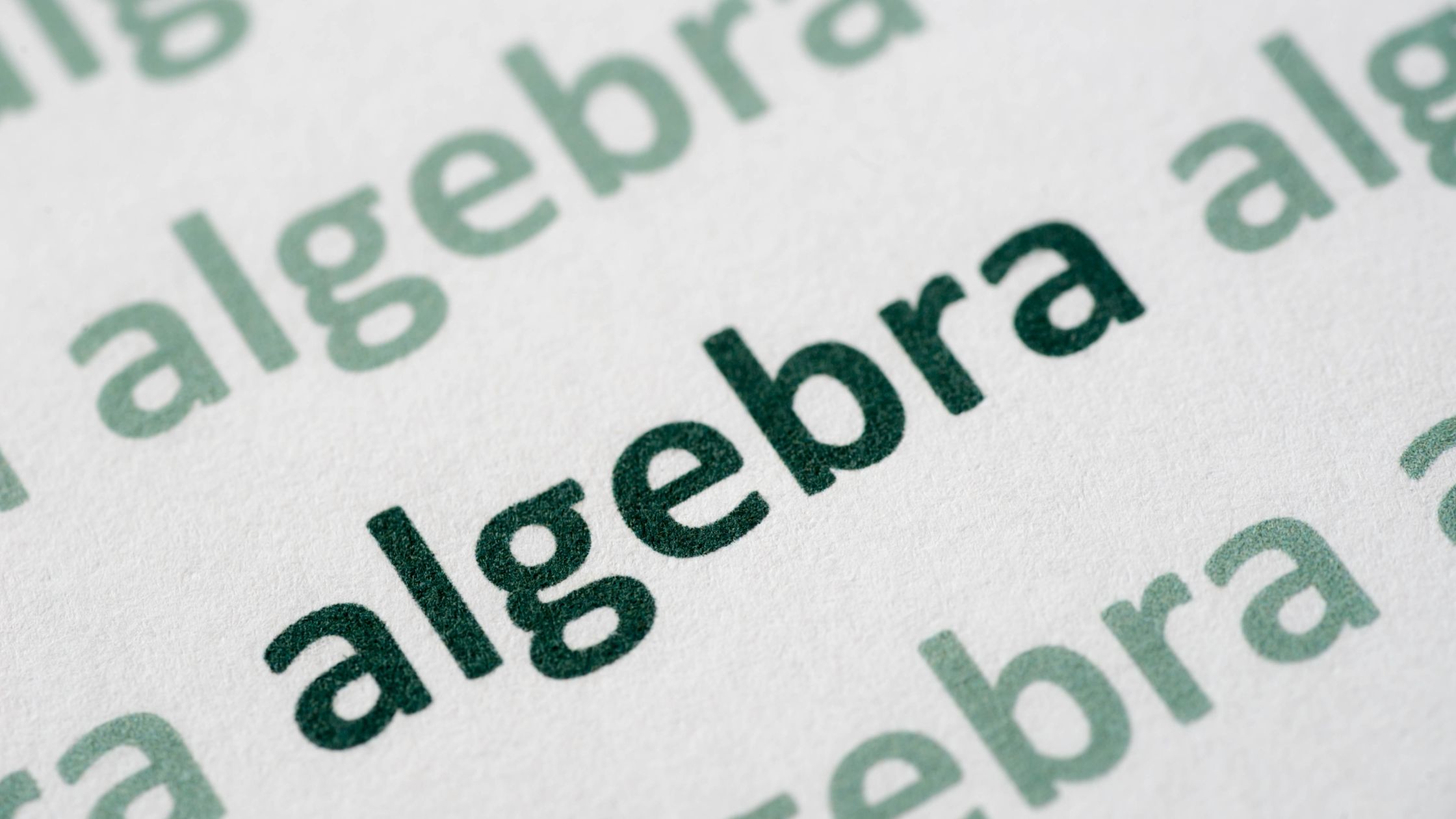 Why Algebra is the Foundation of Higher Math